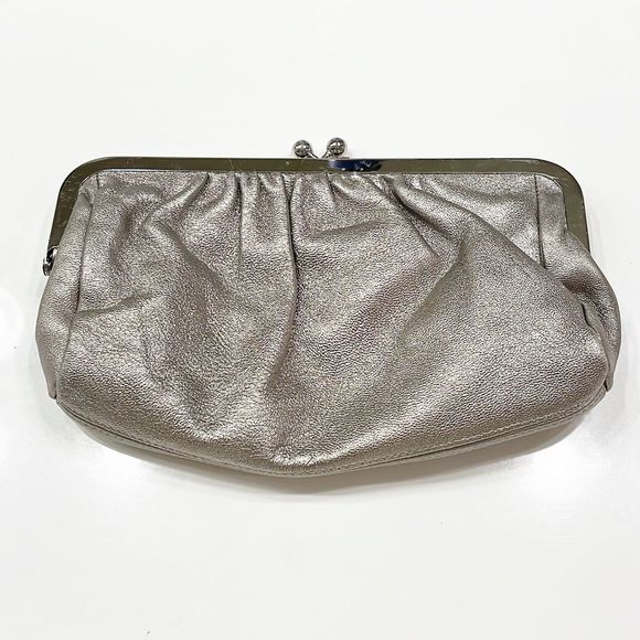 Express Leather clutch handbag